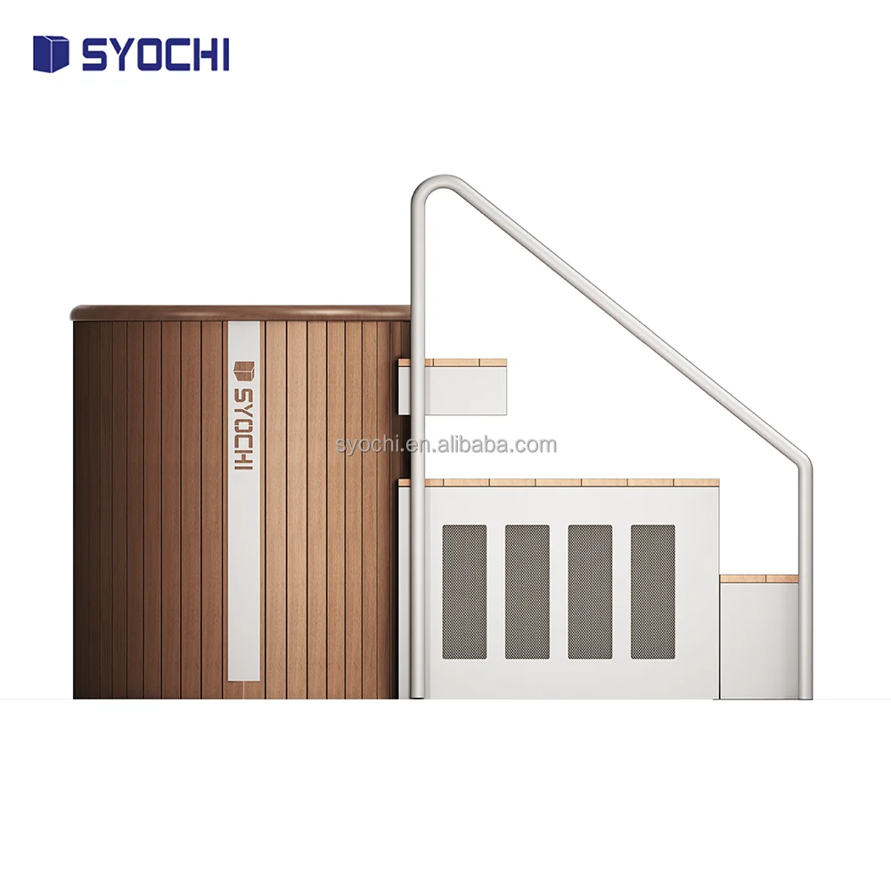 Syochi All in One Stainless Steel Cold Plunge Tub With 1HP Chiller and Filter for Ice Bath Recovery