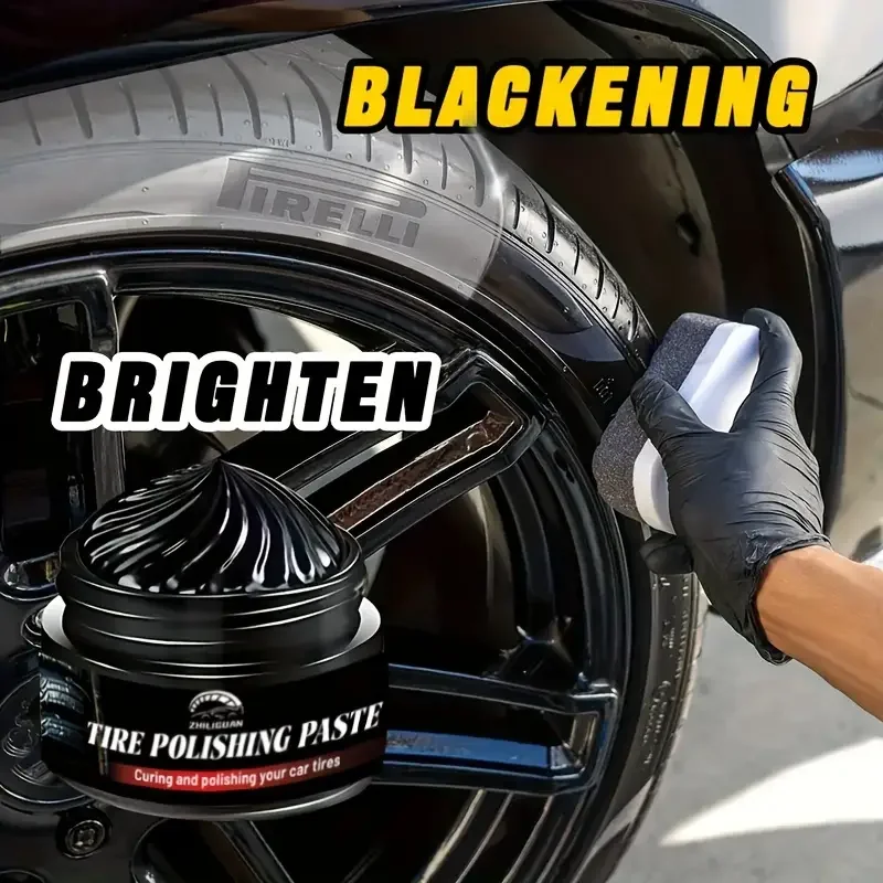 ZHILIGUAN Tire Polish - General Motors Tire and Plastic Repairer, Car Interior and Panel Renewal Wax Coating, Tire Gloss