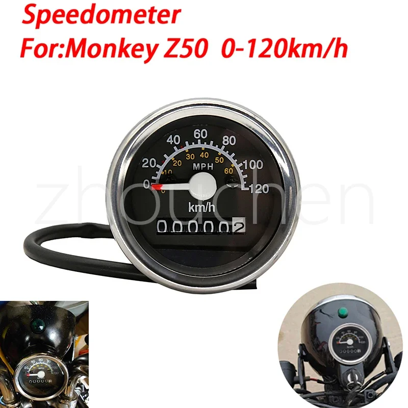 Z50 Speedometer Meter Speed Drive Gear Motercross 0-120km/h For Honda Motorcycle Monkey Bike Z50 Parts
