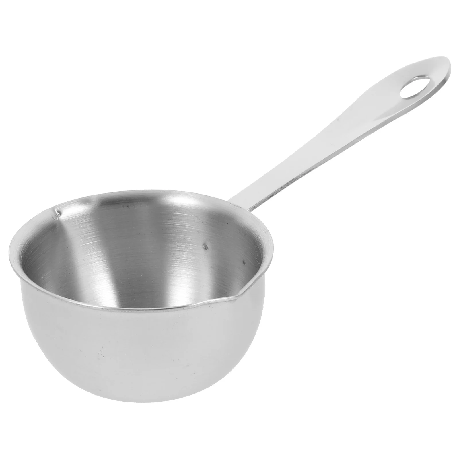 

Stainless Steel Pour Oil Pot Small Sauce Pan Mini Cooking Utensil for Home Kitchen Heat Resistant Sturdy Compact Size