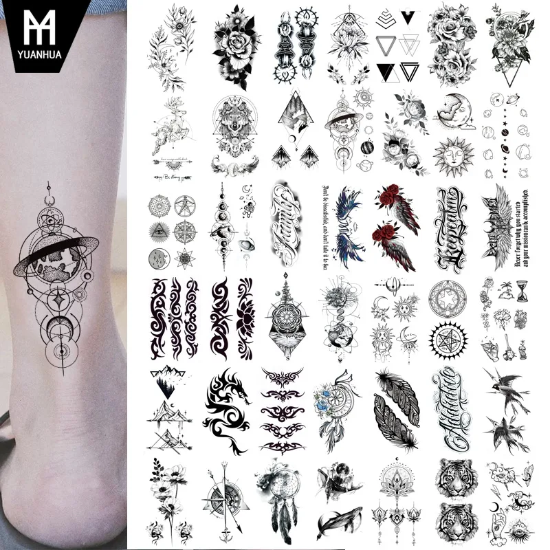 High quality disposable mini creatation patternts Tattoo Sticker