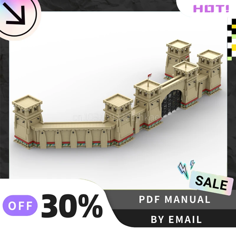 

[5347 шт.] индивидуальный набор креативных строительных блоков MOC Stone Wall STEM, развивающие игрушки, комплект строительной модели «сделай сам», подарки на день рождения