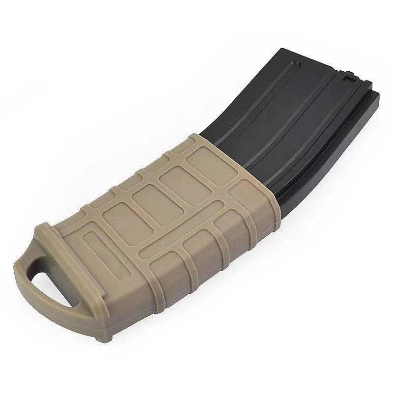 

M4/M16 Tactical Quick Magazine Rubber Holster 5.56 Mags Rubber Pouch Sleeve Rubber Slip Cover Tactical Hunting Accessories