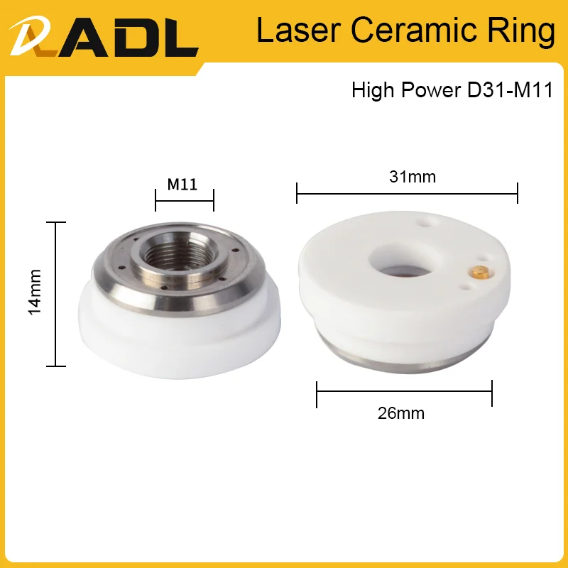 ADL Laser Ceramic Ring Nozzles Holder D32/28/31 TONY Bodor for Fiber Laser Cutting Welding Machine