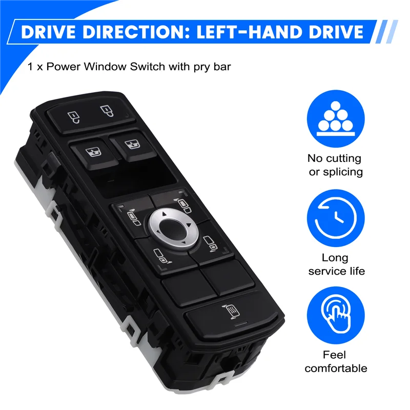 

AB96-Window Switch Control 2569024 Power Master Lift Lifter For Scania Truck R S NGT LHD