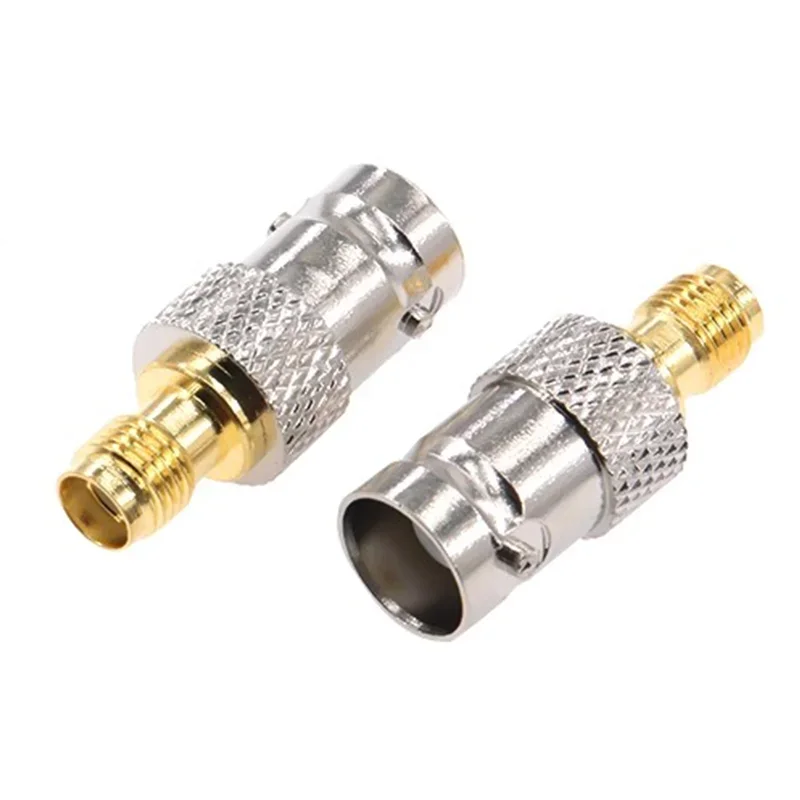 5/20PCS SMA Female Jack to BNC Female Jack RF Coaxial cable Connector Adapter Converter Straight New For Wireless LAN Devices