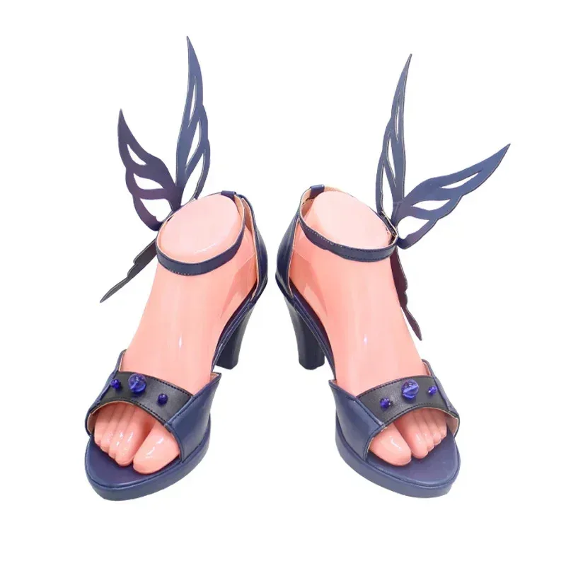 RealCos Genshin Impact Ningguang Neue Kollektion Cosplay High Heel Schuhe Sandale Halloween Cosplay Kostüm Zubehör