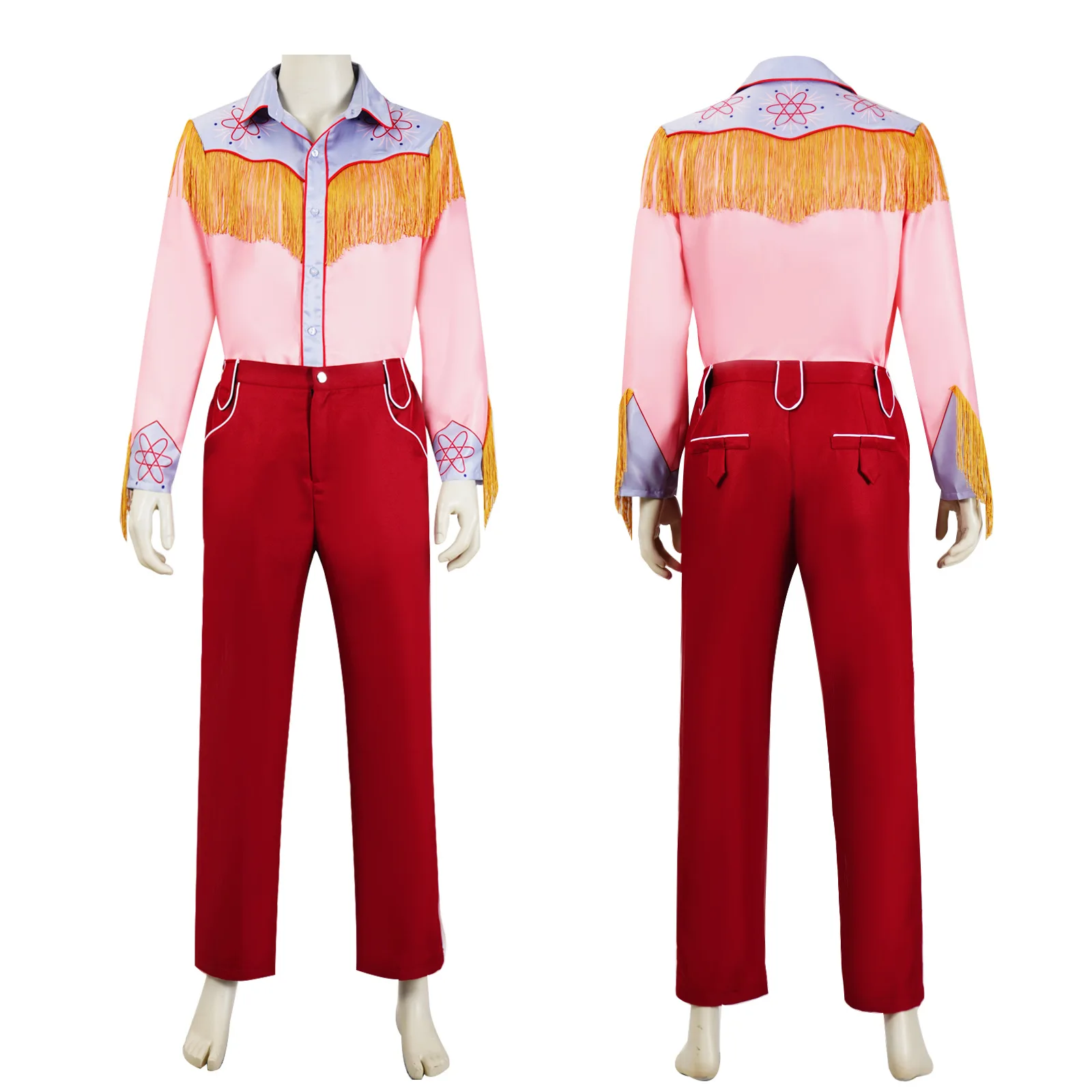 

Martin Western Cowboy Costume Popular Movie Back To The Future 3 Cosplay Costume Halloween Performance Clothing