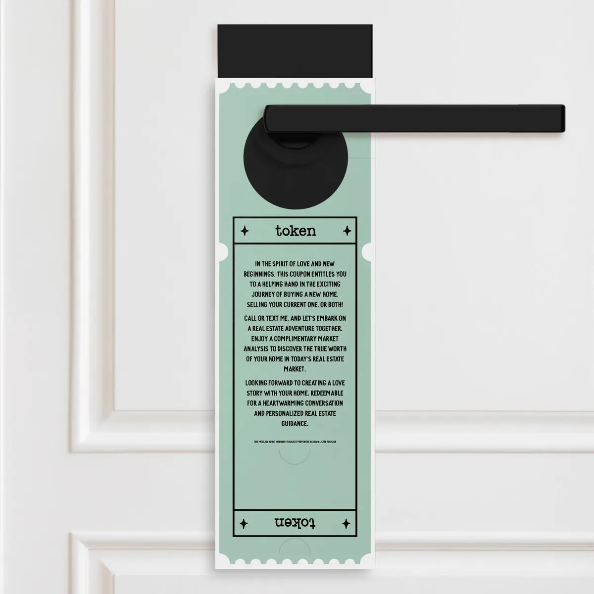 

Custom Paper & PVC Door Hangers Knob Hanging Advertising Flyer Door Hanger Flyer for Hotel