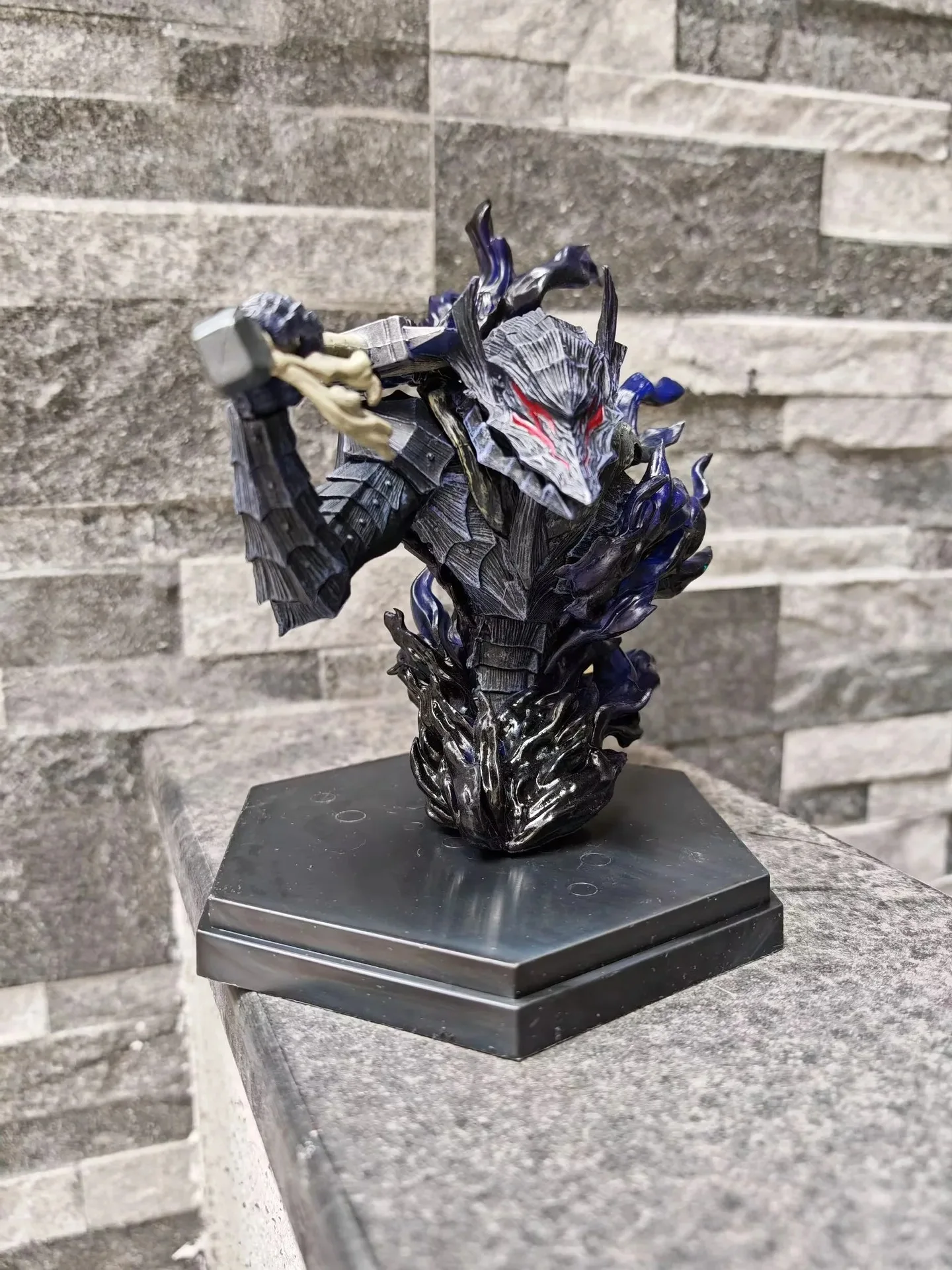 Berserk Guts 23 cm In Rüstung Japanische Klassiker Anime Figur Modell Gk Statue Sammlung Desktop Dekoration Ornament Spielzeug Jungen Geschenke – Detail 8