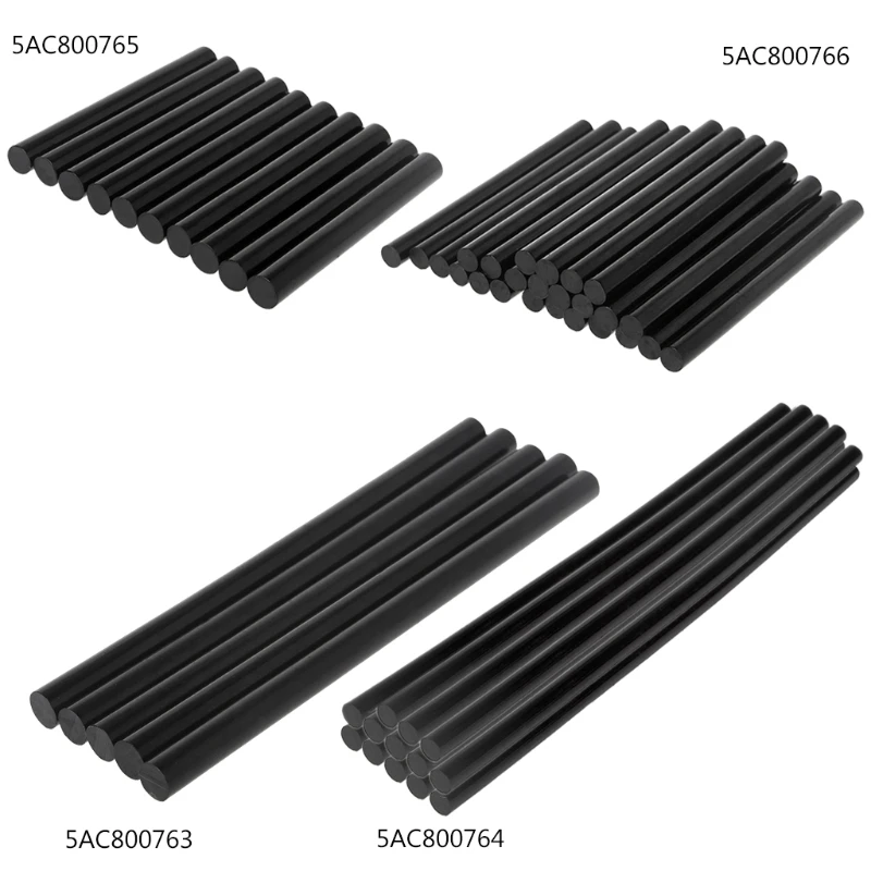 5pcs Hot Melt Colla Stick Nero di Alta Adesivo 11mm Per Il FAI DA TE Giocattoli Strumento di Riparazione