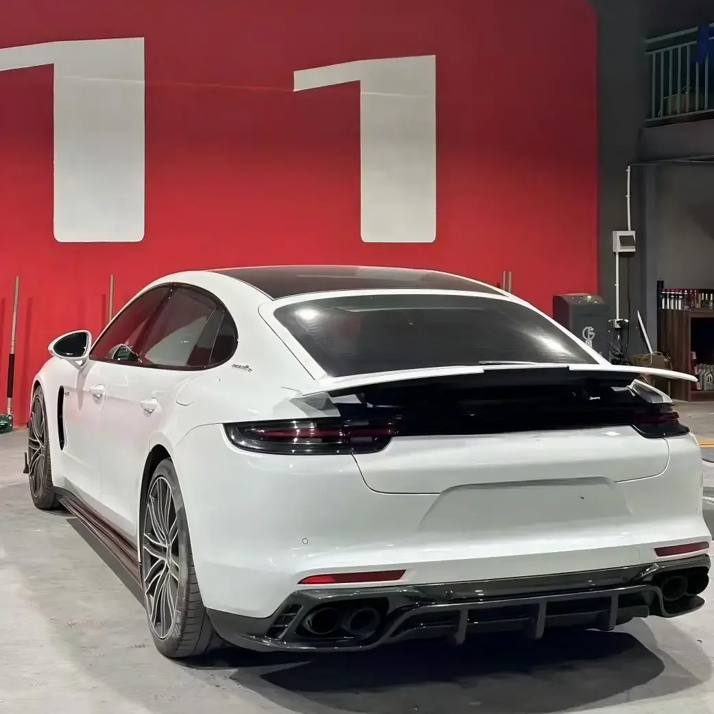 New Applicable to 2017-2021 for Panamera/971 Three-section Rear Spoiler Automotive Component Retrofit/Upgrade 3