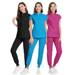 Medical Uniform Women Scrubs Sets Tops Pant Surgical Gowns Nurses Accessories Pet Shop Doctor Beauty Spa Salon Wokrwear Clothes