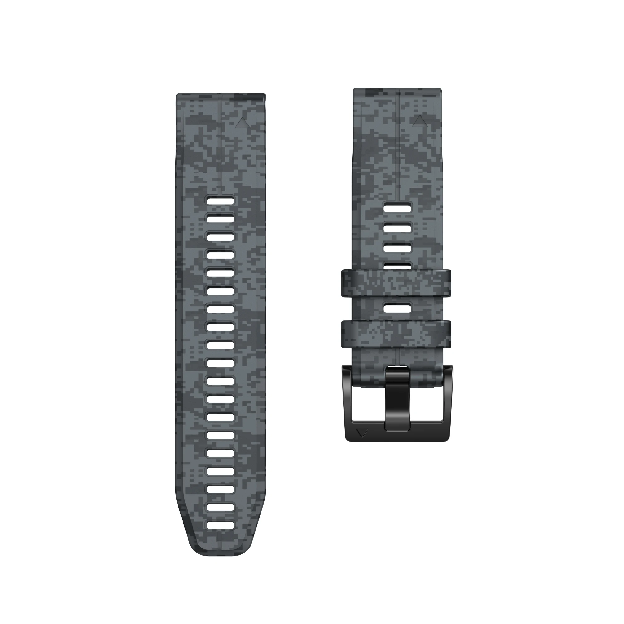 22 26mm Quickfit Camouflage Silicone Watchband Strap For Garmin Fenix 7 7X 5 5XPlus 6X 6Pro Epix 935 Enduro2 Smartwatch Bracelet