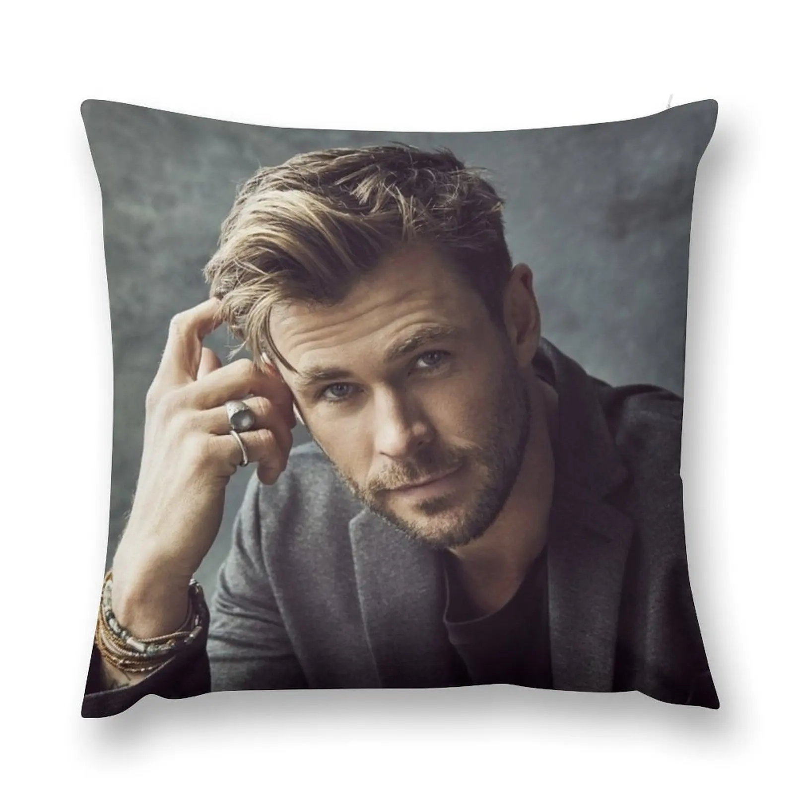 

chris hemsworth Throw Pillow Decorative Pillow Covers For Sofa Custom Cushion Photo Sofa Cushions Cover pillow