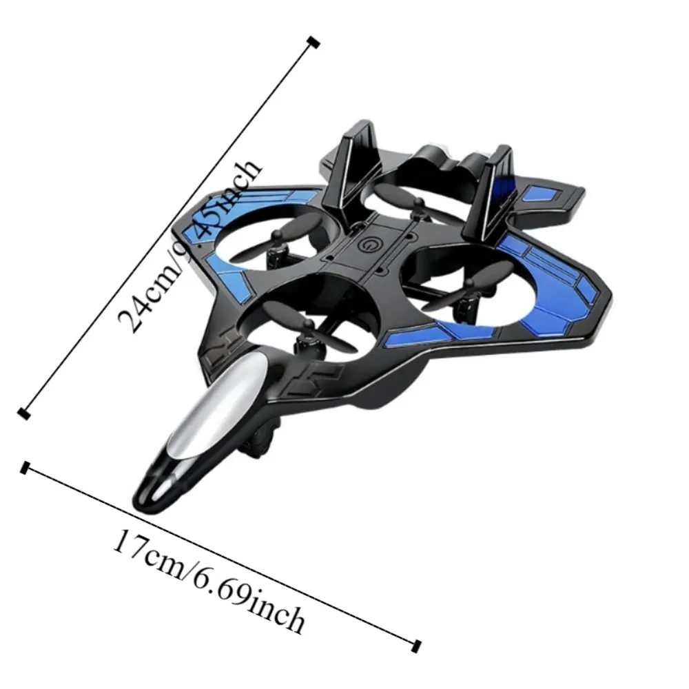 Espuma EPP Controle Remoto Espuma Lutador Detecção de Gravidade Recarregável Helicóptero de Quatro Motor 2.4G Stunt com Luz