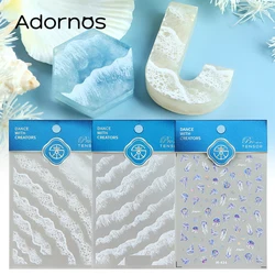 1Sheet Ocean Resin Sticker Epoxy Resin Filling Ocean Waves Jellyfish Design Sticker Scrapbook Creative DIY Pendant Crafts Making