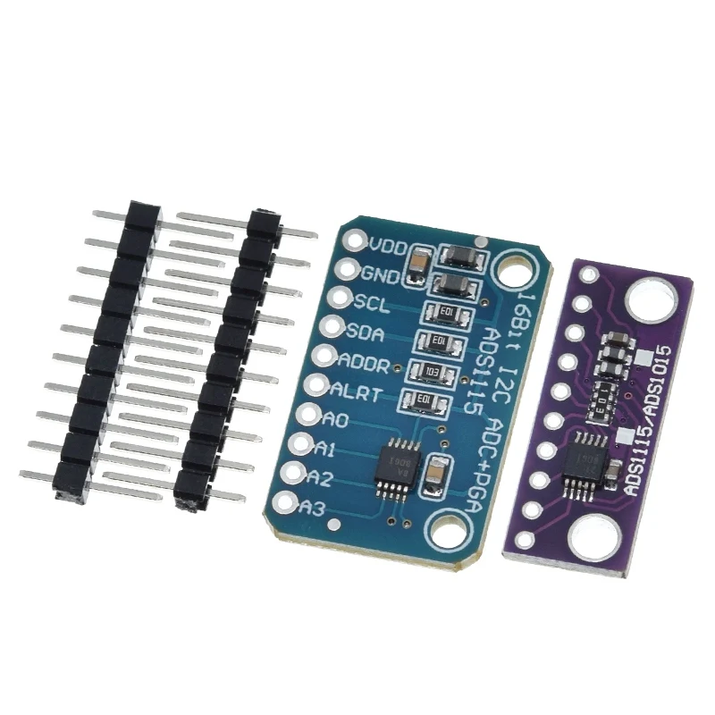 1/5PCS ADS1115 TZT 16 Bit I2C Modul Präzision ADC 4 Kanal Entwicklung Board Pro Gain Verstärker 2,0 V bis 5,5 V für Arduino – Detail 8