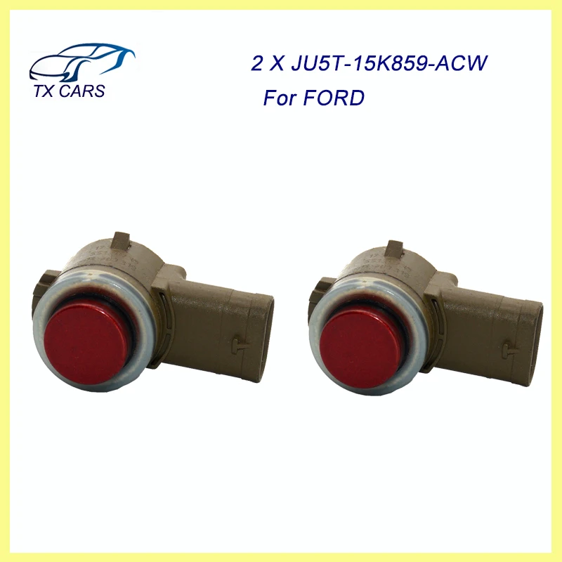 

2 x JU5T-15K859-ACW red PDC Parking Sensor For Ford Bronco Sport Escape Expedition Mustang Mach-E Transit-150 250 350 Corsai