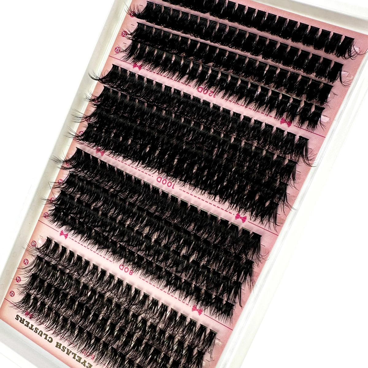 5D Fluffy Thick Lash Clusters DIY Eyelash Extension 10-18MIX Lash Clusters 60D-120D Wispy Individual Eyelash Extensions Clusters