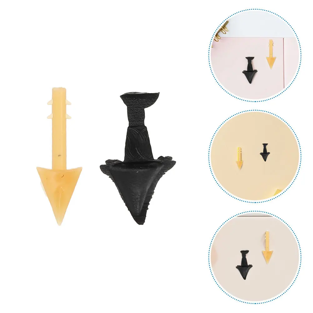 

300 Pcs Animal Mouth Accessories Chicken Toys Accessory Bird Beak DIY Manual Fake Inserts Plastic Craft Beaks Pet