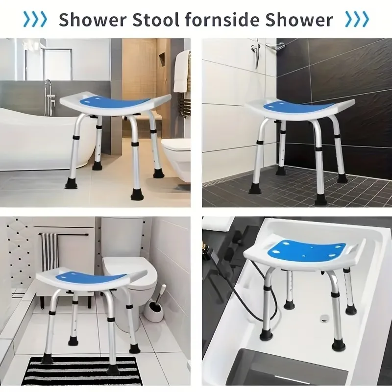 1pcs Non-slip Bath Chair Elderly Bath Tub Aid Seat Bathroom Bath Chair Shower Stool Seat Cushion Safe Bathroom Environment image 3