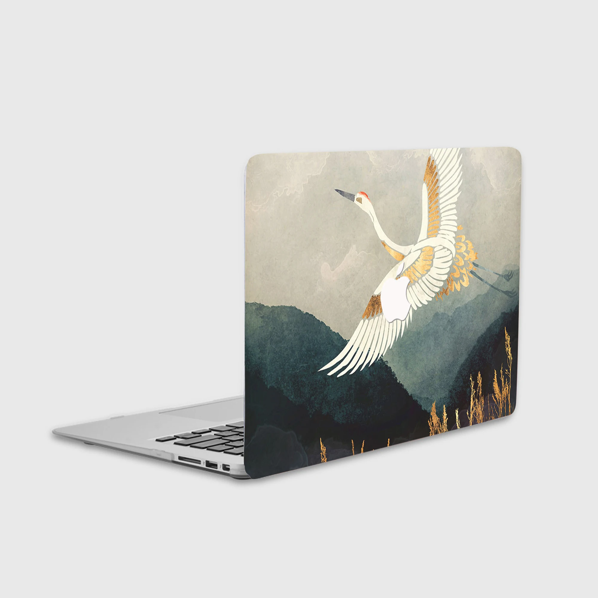 Luxury Mountain Crane Laptop Case For Macbook Air 13 M2 2022 A2681 A2337 A2338 M1 Chip Pro A2289 Macbook A1466 Case with Logo