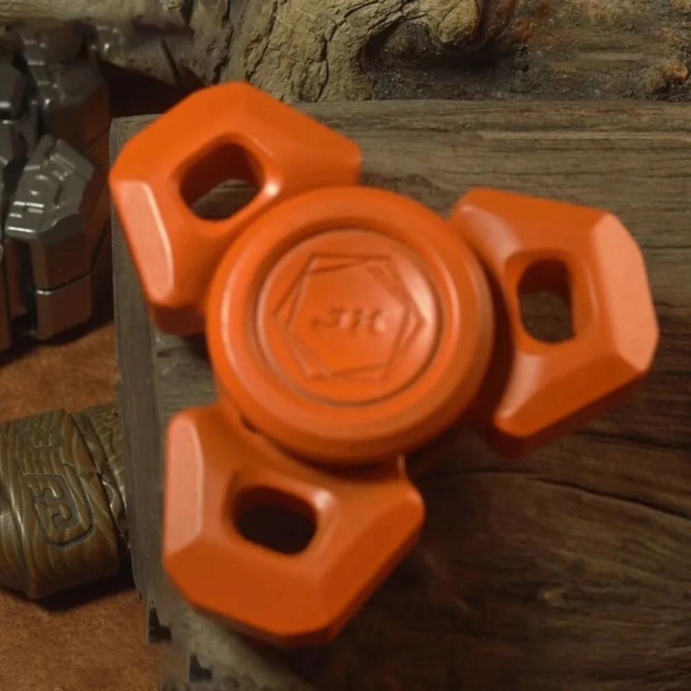 JX EDC Era ฟิดเจ็ตสปินเนอร์ ของเล่นเสริมสมาธิ ฟิดเจ็ตสปินเนอร์สามใบพัด ช่วยลดความวิตกกังวล ของเล่นแก้เครียด ไจโรสปินเนอร์สแตนเลส สำหรับผู้ใหญ่