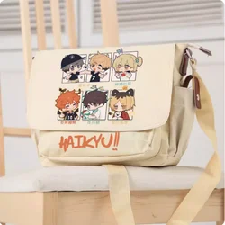 ¡Anime Haikyuu! Kozume Kenma Shoyo Hinata Cosplay Casual Oxford Messenger Bag, bolso escolar, bolso de hombro, regalo para estudiantes adolescentes, B408