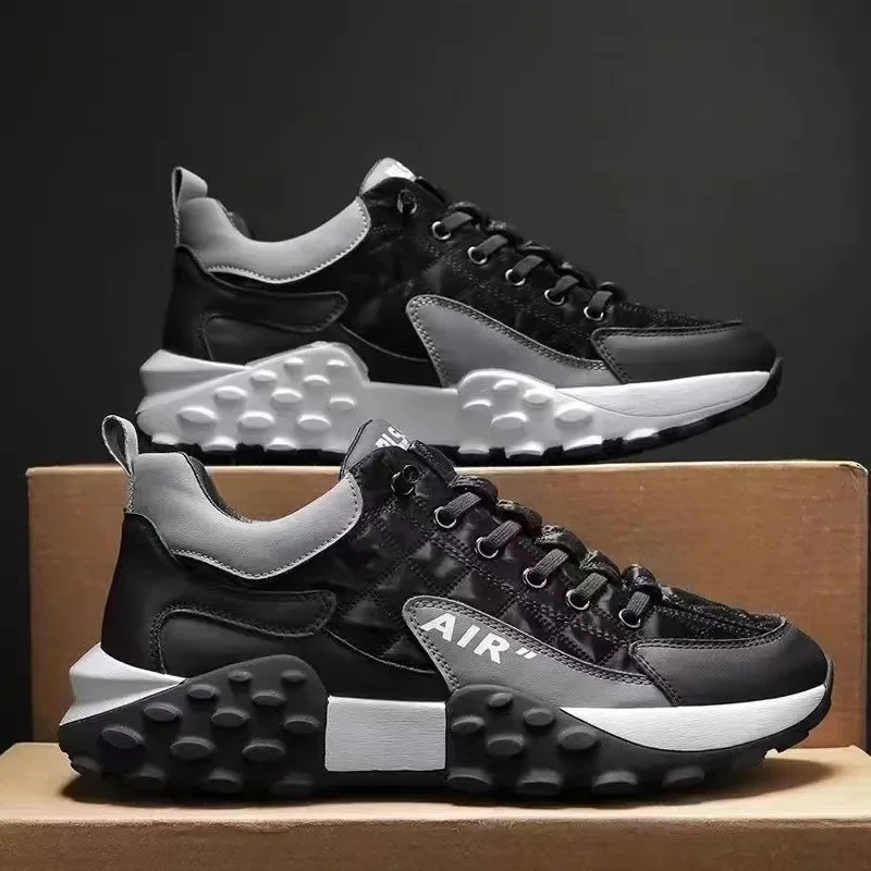 Hot Sale Men's Running Shoes High Quality Sneakers Fashion  Breathable Mens Vulcanized Shoes Outdoor Platform Men Casual Shoes