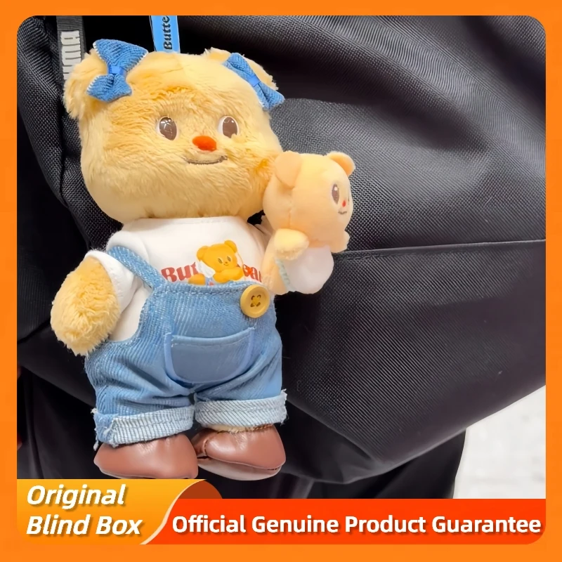 

Genuine Butter Bear Ootd Series Blind Box Kawai Plush Bag Pendant Dolls Mystery Box Toys Butter Bear Keychain Birthday Gift