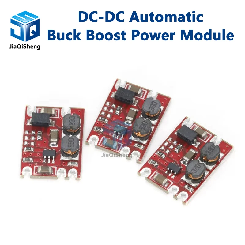 DC-DC Automatic Buck Boost Power Module Step Up and Down Board Input 3V-15V Output 3.3V/5V/4.2V/9V/12V Electronic DIY PCB