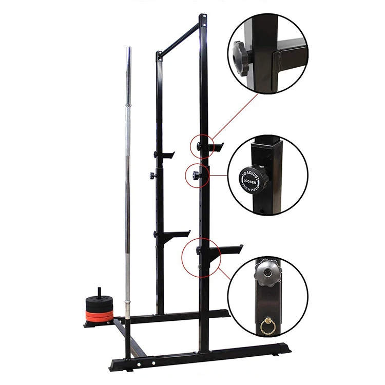 Barbell Rack Adjustable Squat Stand Dipping Station Gym Equipment Weight Bench Press Stand