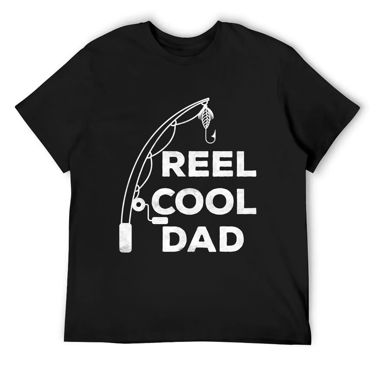 Mens Reel Cool Dad T-Shirt korean fashion summer tops blacks t shirts for men