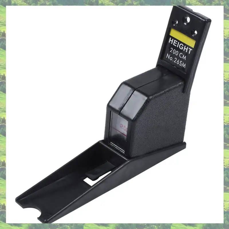 A59Z-4 個 200 センチメートル身長計黒壁掛け身長計成長定規センチメートルメトリックテープメジャー