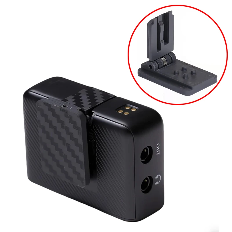 

1 шт. для DJI MIC, адаптер для горячего башмака, пружинный задний зажим, 3D-печать, высокопрочная монтажная пластина, сменные аксессуары для микрофона