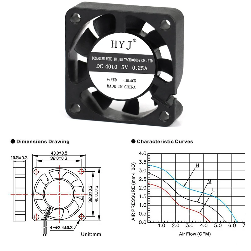 5V 2-Pin 40x40x10mm 50x50x10mm 60x60x10mm PC Computer CPU System Heatsink Brushless Cooling Fan Silent Chassis Radiator Fans