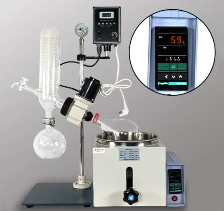 Rotary evaporator RE-301/501 /RE-201D Vacuum Distillation Purification Crystallization 2L 3L