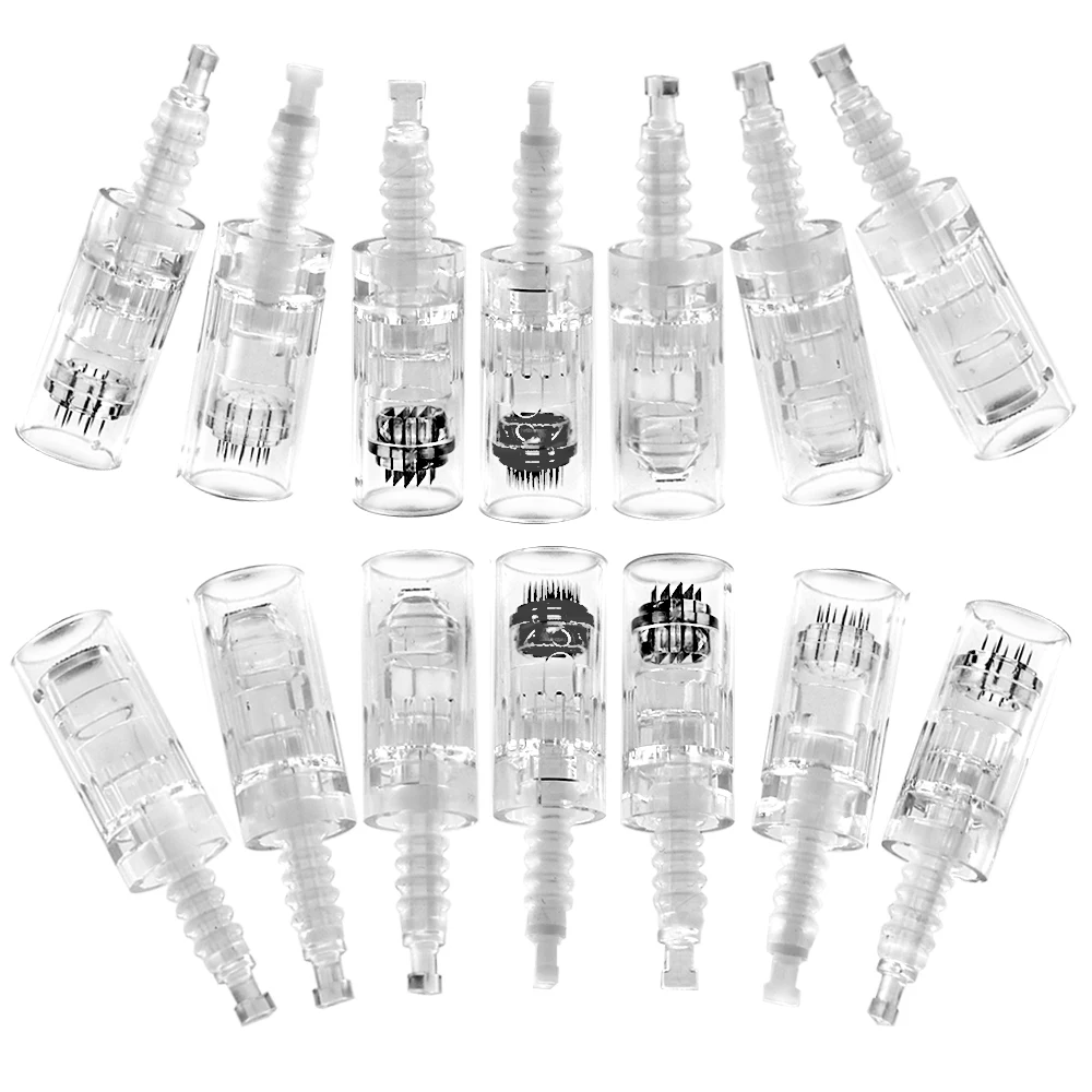 100-50-10pcs-drimp-pen-micro-ago-nano-microneedling-derma-pen-aghi-baionetta-vite-punta-della-cartuccia-auto-microneedle-ago