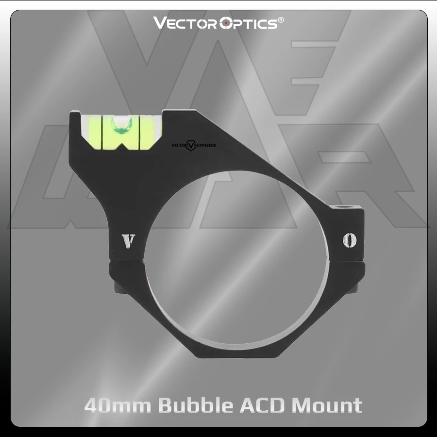 Vector Optics 40Mm Offest Bubble Acd Mount On-Side Air Bubble Level Hunting Acessories for Hunting Optics