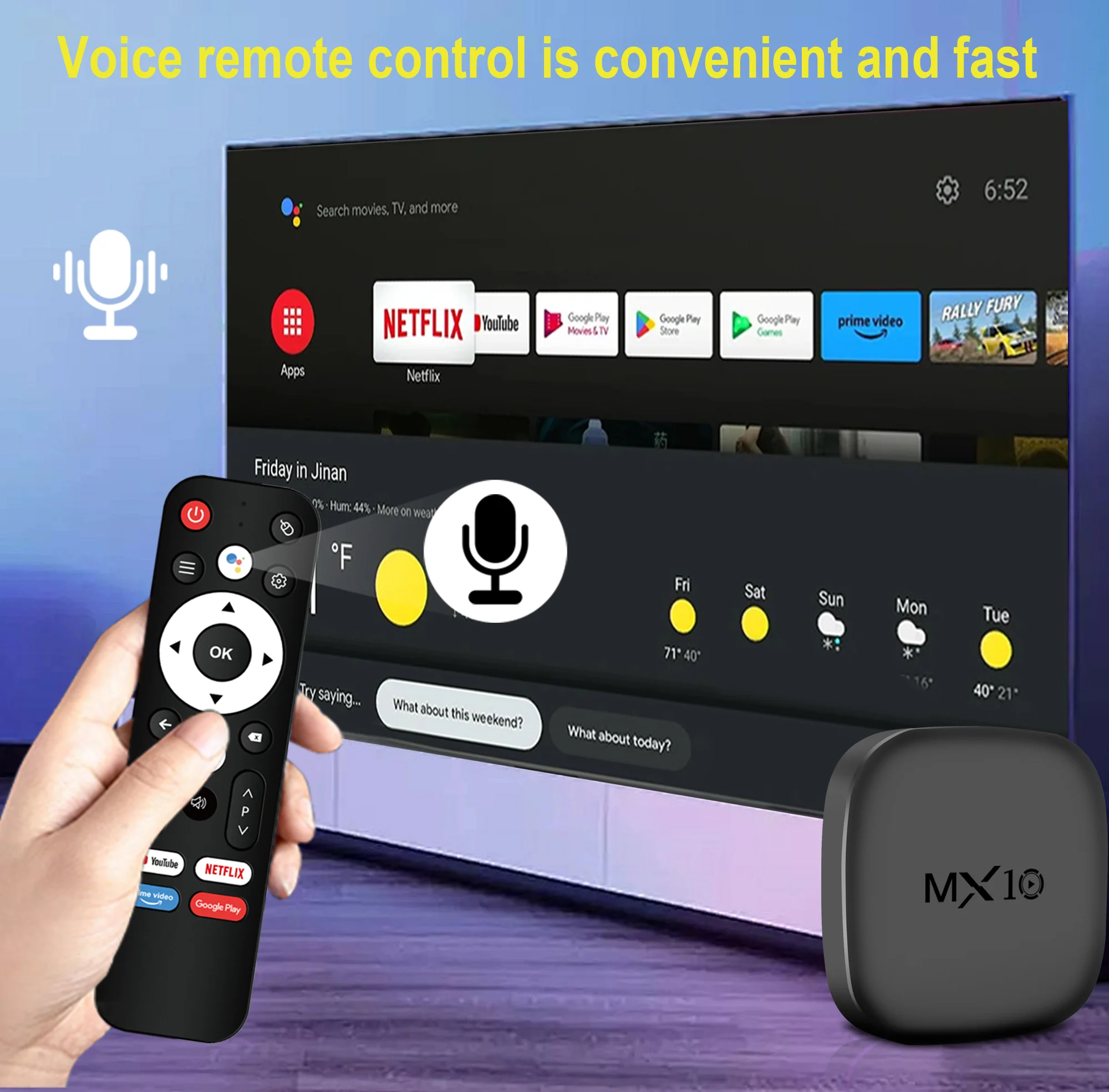 MX10‑M4 Android13 Set‑Top Box  - Ddr3 8Gb ulasan dan harga