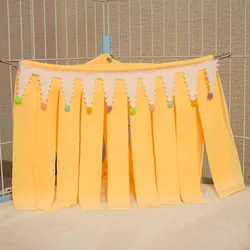 Tassel Strip Pet Tent Hideout Hideaway Guinea Pig Hamster Hedgehog Hammock Curtain Small Pets Hanging Bed Corner Nest Mat House