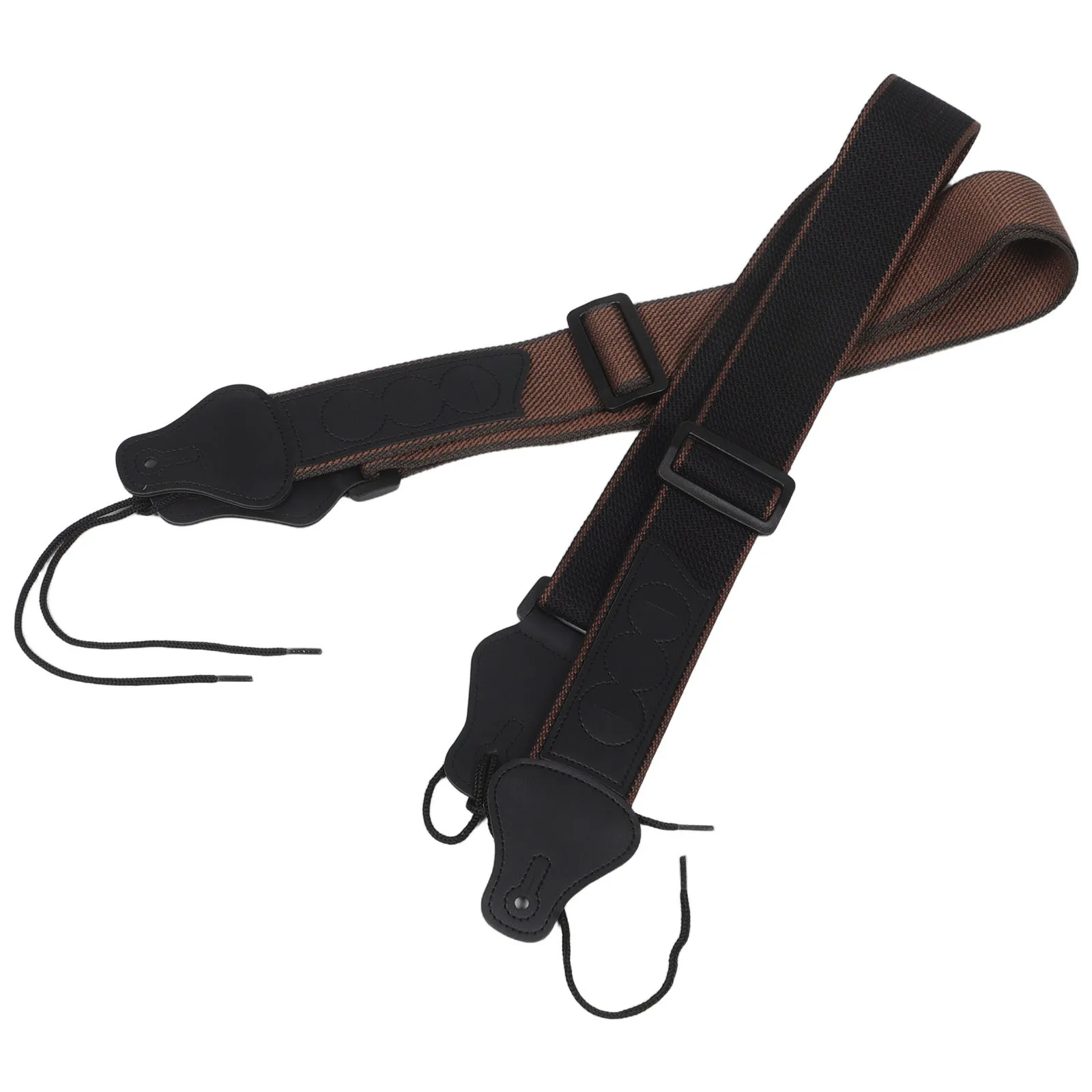 

2pcs Guitar Strap Adjustable For Electric Acoustic Bass Heavy Duty Wear-Resistant Folk Style Shoulder Strap With