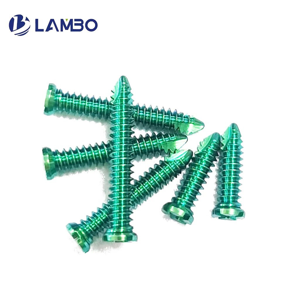 1.6mm Titanium ALPS Crosshead Locking Screws Pet Veterinaria Orthopedics Implant Surgical Instruments Veterinary Accessories