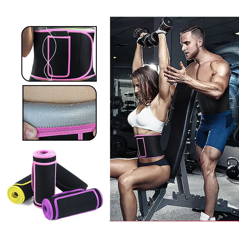 5Pcs/Set Waist Trimmer Belt, Legs Arms Trainer Weight Loss Wrap Slimmer Kit, Stomach Fat Burner, Best Trainer Sweat Belly Band