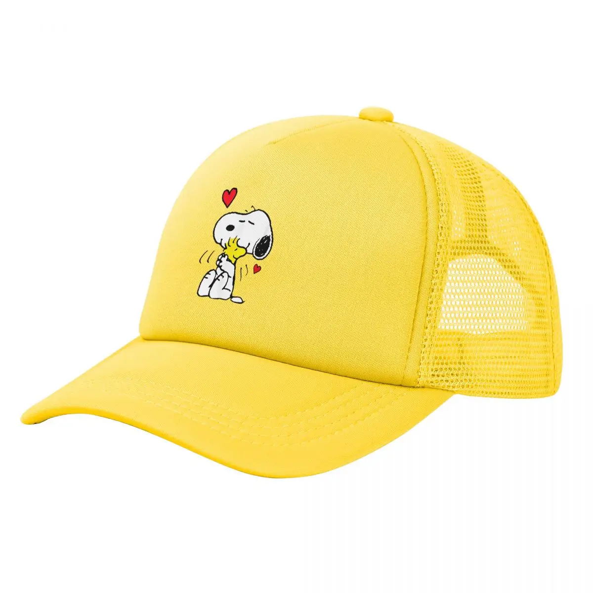 Valentine Snoopydog Mesh Baseball Cap Unisex Fashion Trucker Hat Cartoon Hats Snapback Caps Sun Caps Summer Trucker Caps