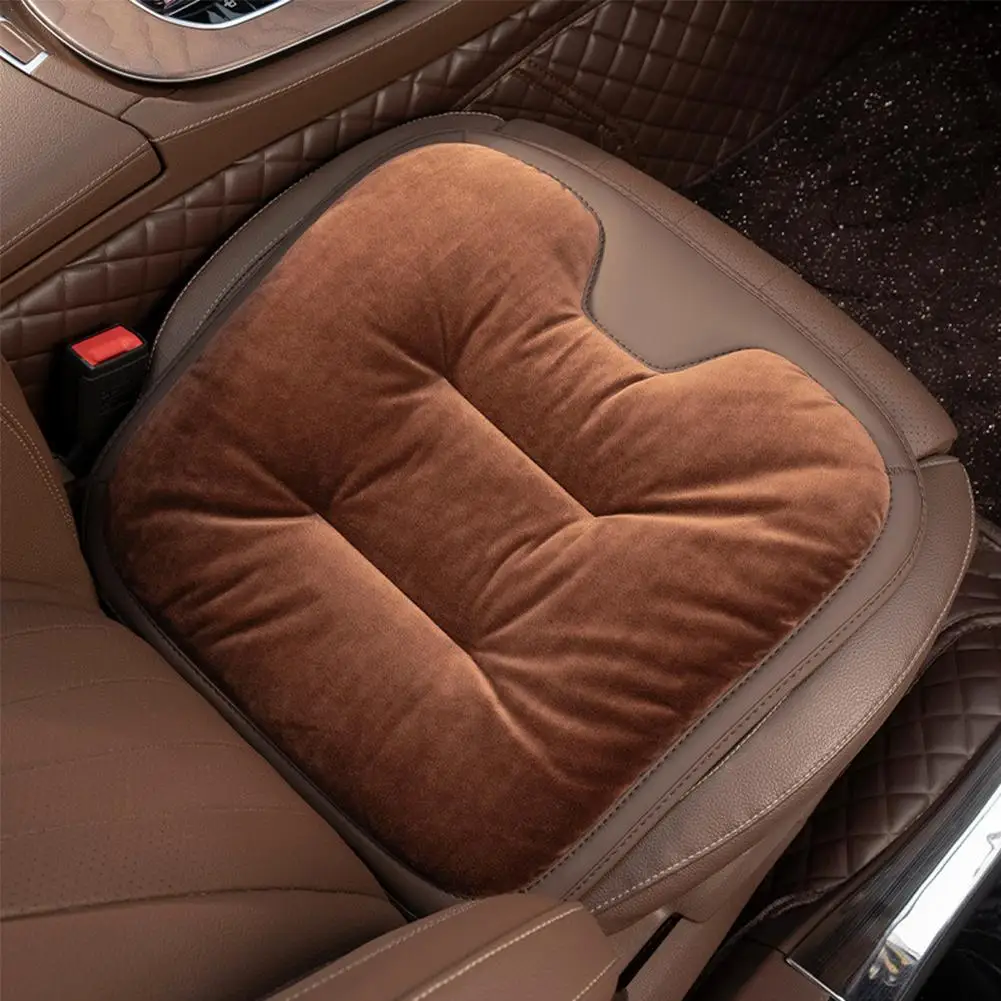 Flannel universal model three-piece car cushion winter velvet car front and rear car seat cushion thickening cushion