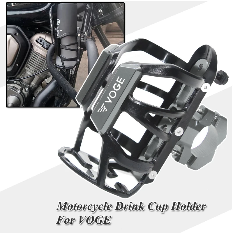 For VOGE 500DS 500DSX 650DS 625DSX 500R 500AC 300AC 300R RR 525DSX 525R Motorbike Beverage Water Bottle Drink Cup Holder