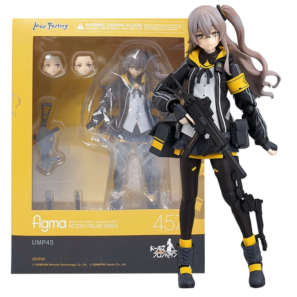 

15CM Anime Game Girls Frontline UMP45 Figma #457 Figure Anime Model Toy Doll Action Figure PVC