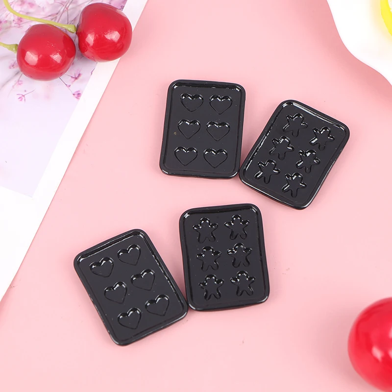 1/12 casa de bonecas em miniatura acessórios mini placa casa de bonecas bandeja de cozimento em miniatura